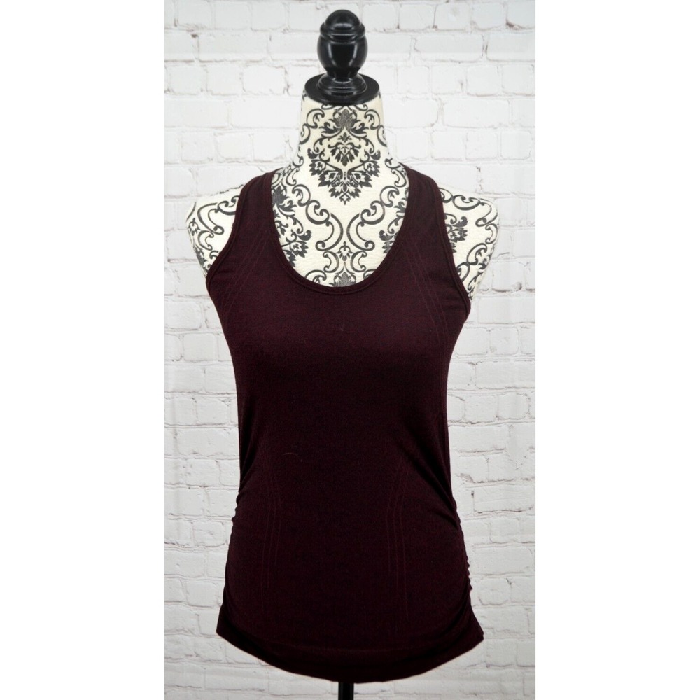 ATHLETA Women's Speedlight Racerback Tank Top SIZE XS Antique Burgundy